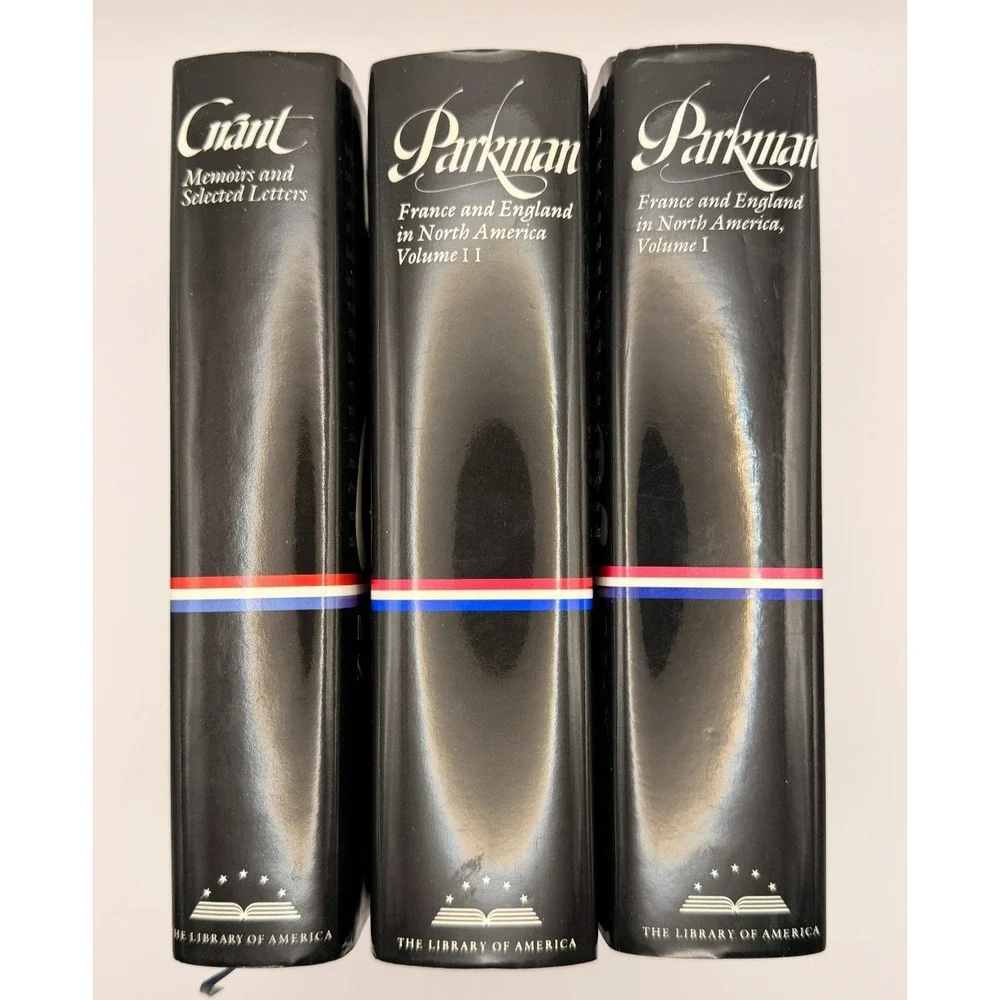 Library of America Parkman Grant 3 Book Hardcover Set LOA Slipcase History